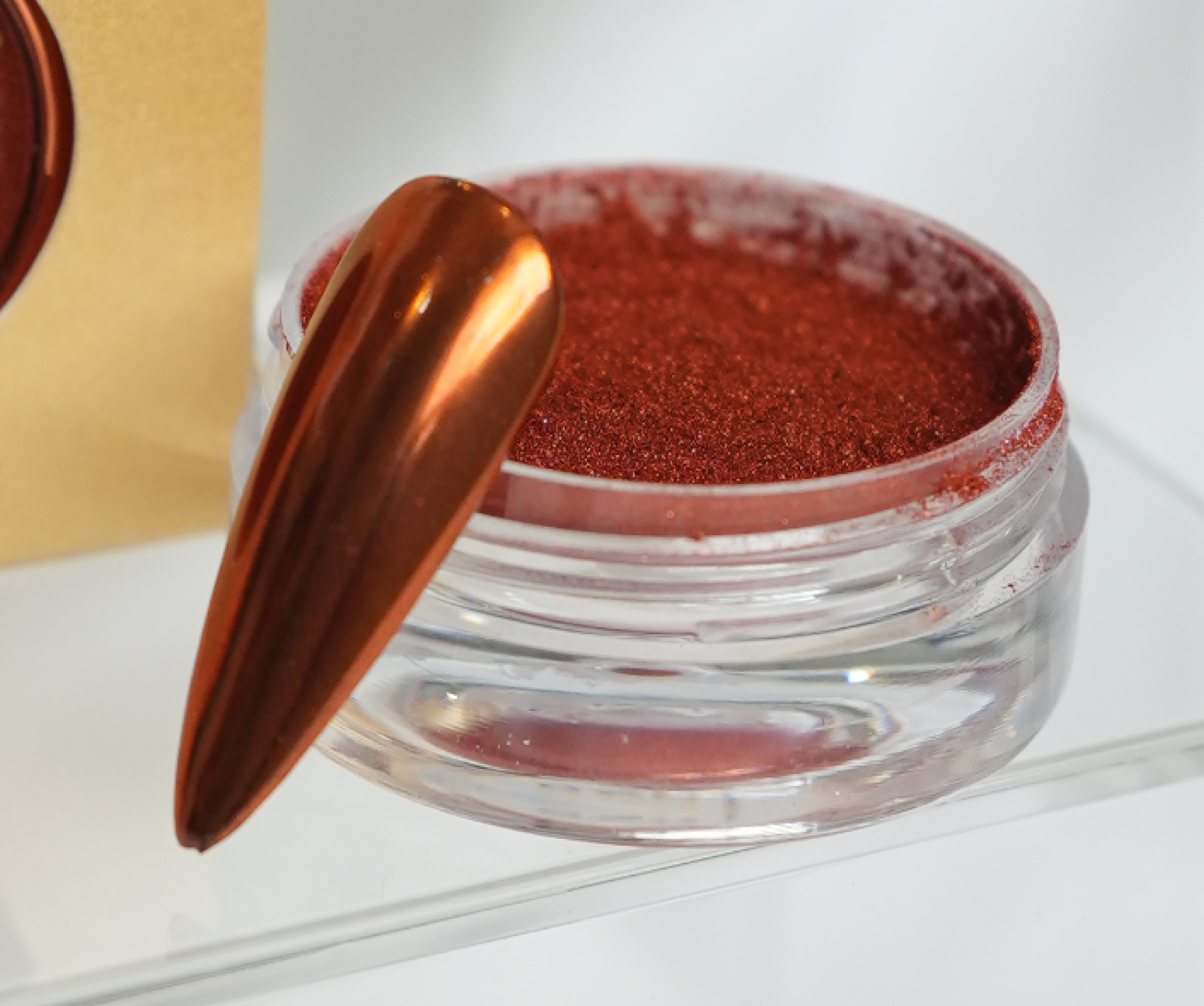 Metallic Chrome -Molten Red